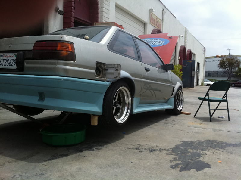 Colin’s new purchase, spending quality time in what felt like its natural habitat for years: on jackstands.